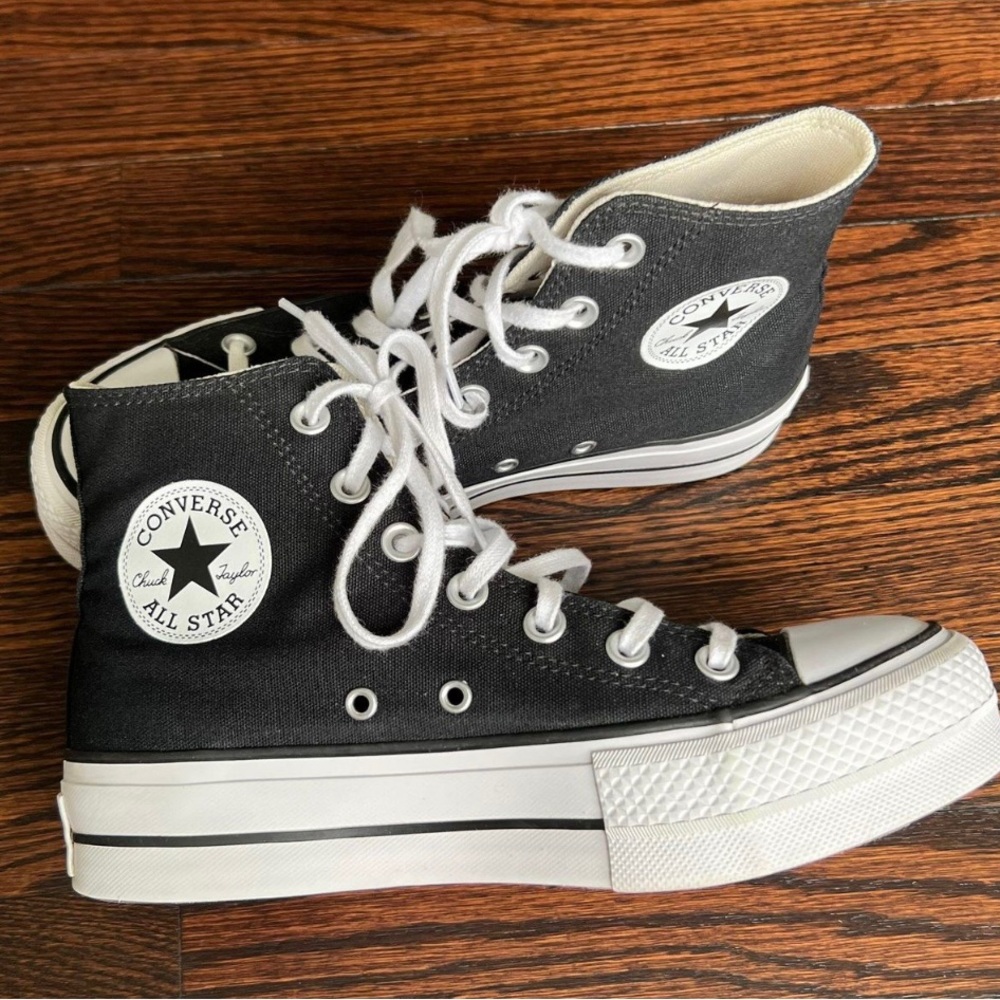 Black Platform Converse